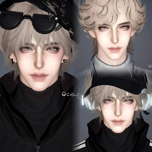 Evan 英伦小王子 矢吻鱼 逆水寒手游捏脸男通用 新世界