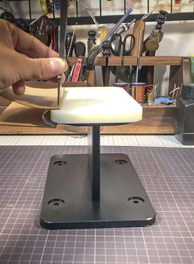 前羽 工字钢打斩台亚字钢打斩垫板铬鞣植鞣皮具大包单面打斩工具