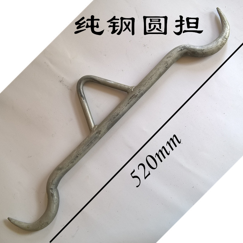 屠宰杀猪用滑轮钩吊钩扁担圆担叉担横担挂肉钩猪肉钩丁字钩刮毛刀