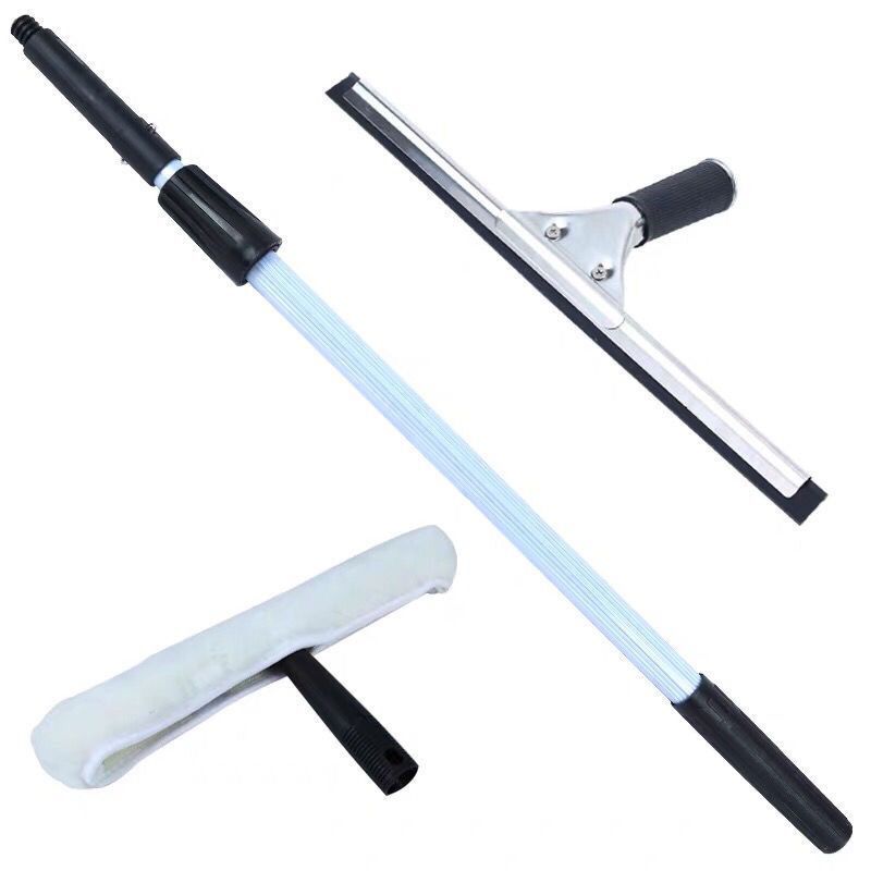 清洗门头广告招牌高处加长伸缩杆清洁擦洗高层擦窗器玻璃外墙工具