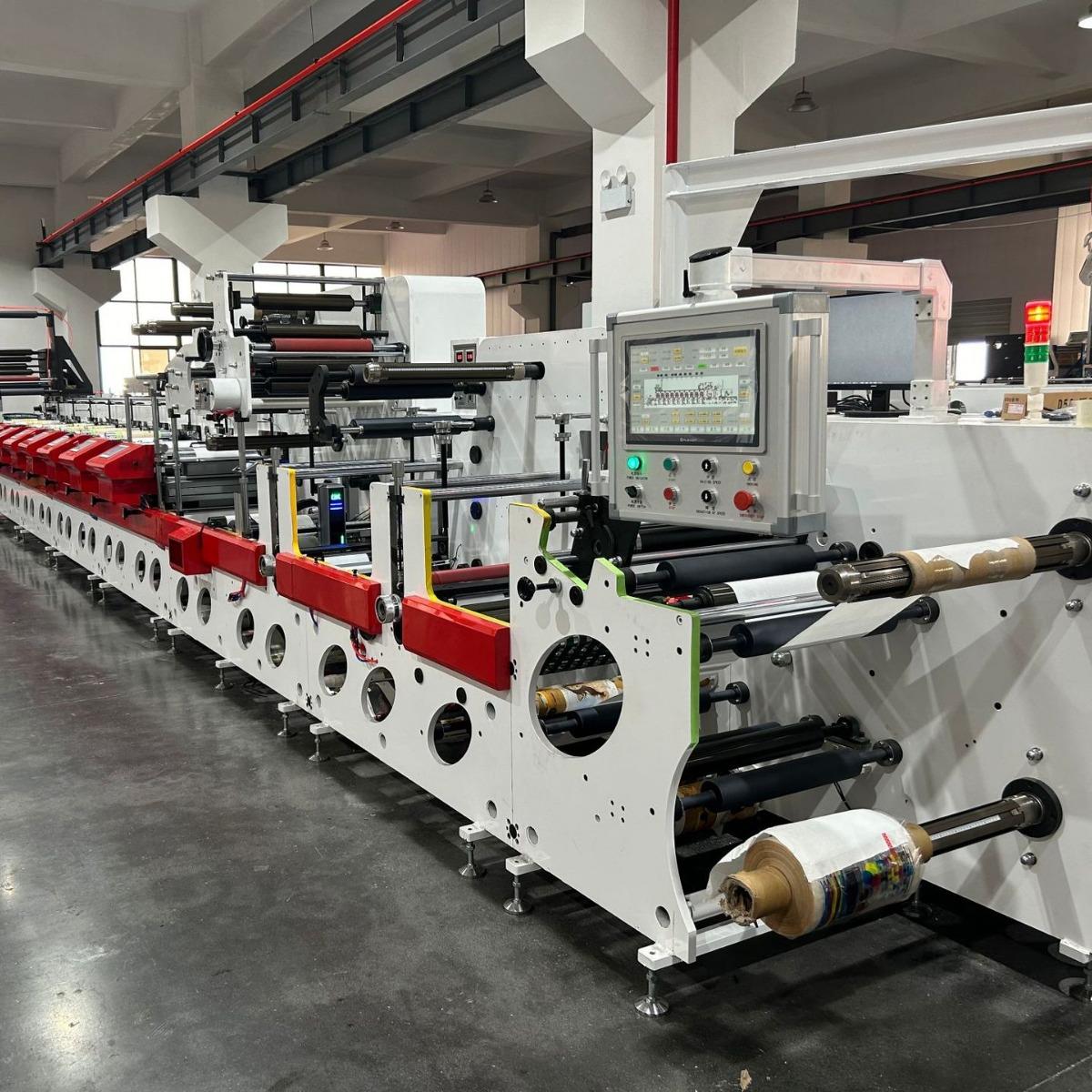 多层标折叠标药品标电子标高精度多功能自动套色柔版印刷机