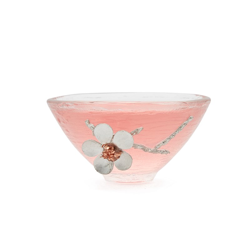 美娘鱼 小酒碗酒具桃花杯斗笠杯满2件包邮茶杯品茗杯粉色耐热茶具