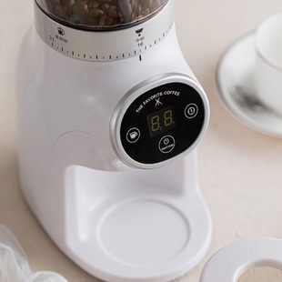 咖啡豆研磨机 远岸咖啡磨豆机电动磨粉器具控定量商用家用手冲意式