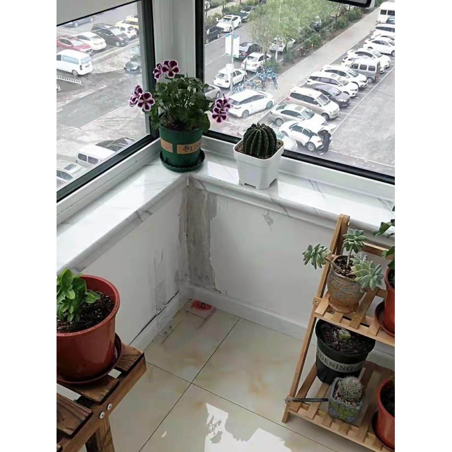 包门套门框窗套垭口飘窗阳台包边窗框收口封边人造石材窗台板自粘