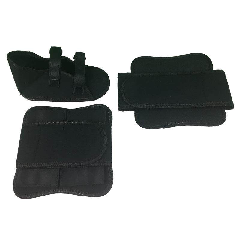 下肢康复器绑带3件套CPM膝盖康复机绑腿皮套膝关节训练器材足托