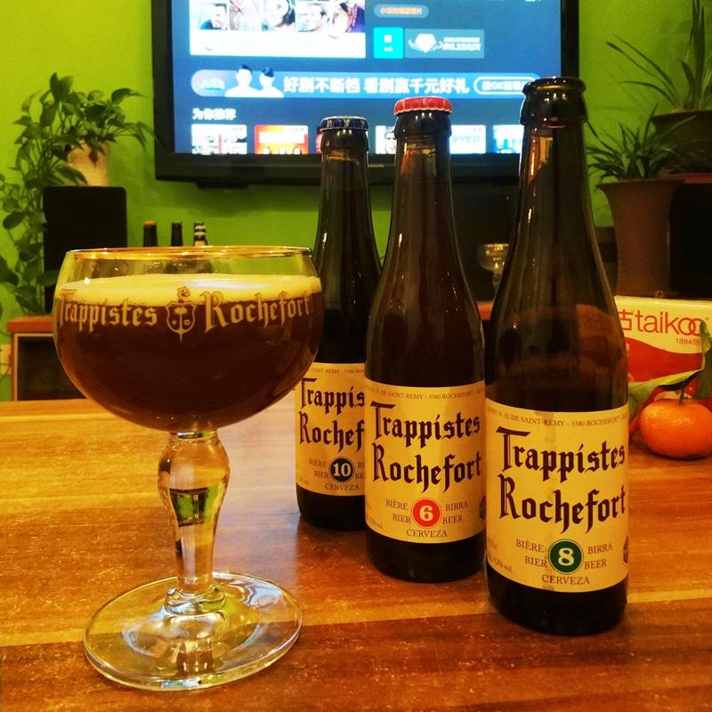 比利时罗斯福修道院啤酒杯rochefort圣杯精酿啤酒专用杯高脚酒杯