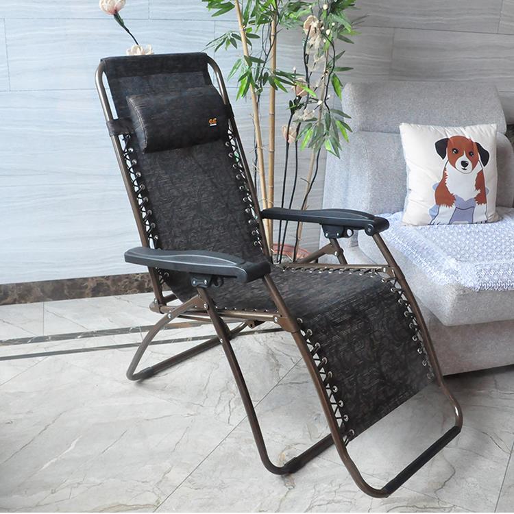 躺椅折叠椅子午休坚实耐用午睡床孕妇阳台家用靠背懒人振东出口椅