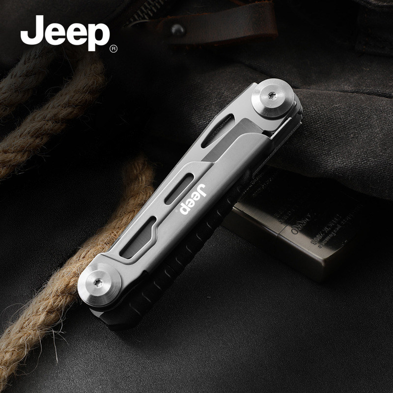 JEEP户外生存折叠刀便携随身工具