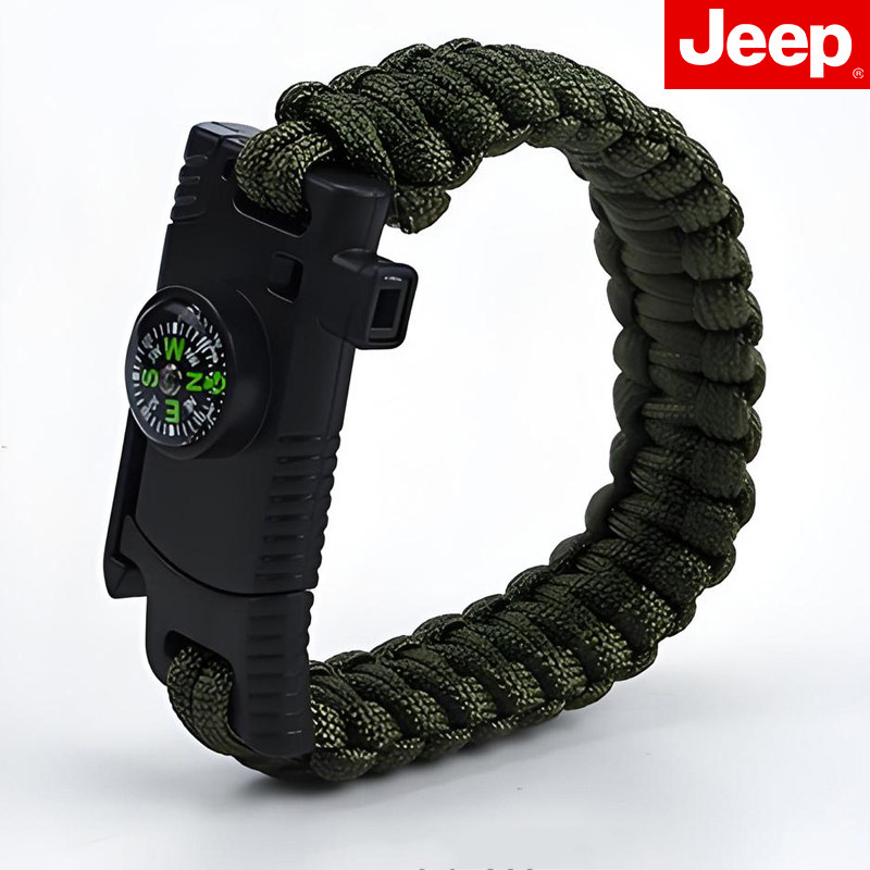 JEEP户外多功能伞绳手链求生手环