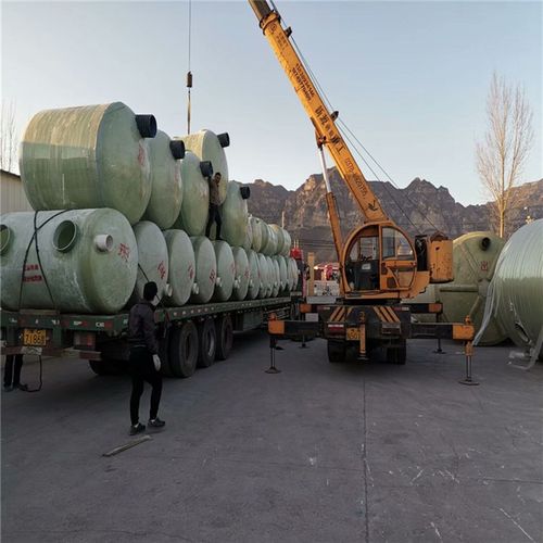 环保机械缠绕玻璃钢化粪池 3立方玻璃钢隔油池污水处理一体化现货