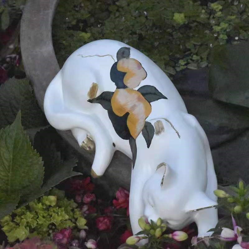 花园小猫摆件空中庭院家居户外阳台露台幼儿园装饰布景创意小动物