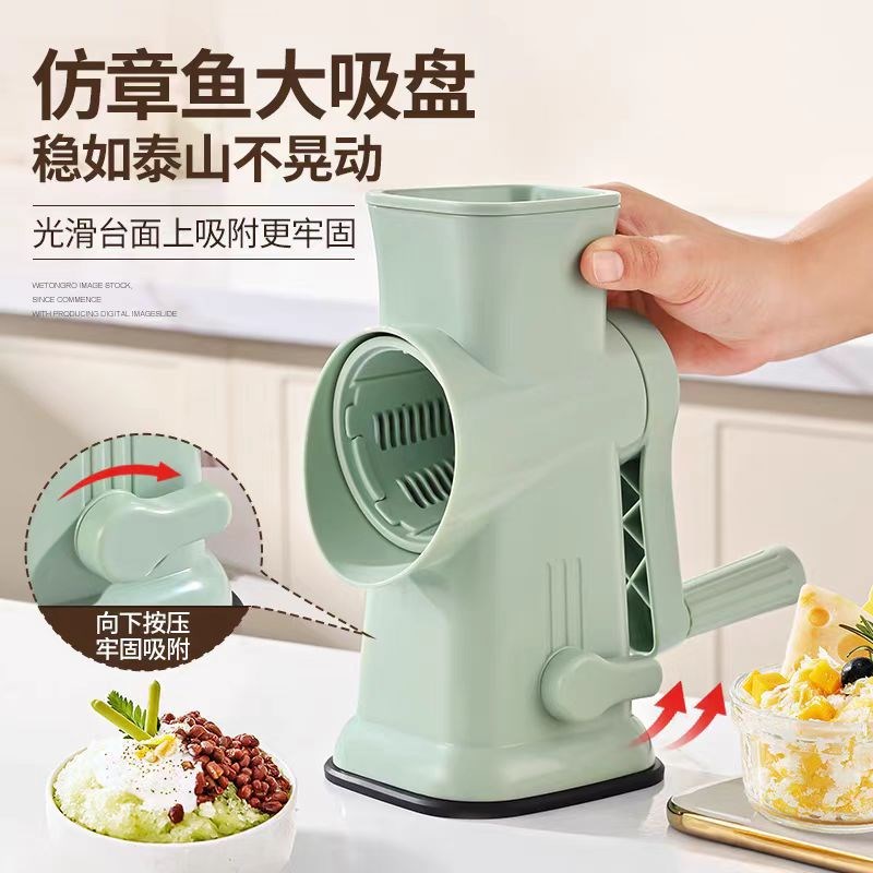 手动刨冰机摆摊不插电刨冰器小型绵绵冰沙机制冰盒家用手摇碎冰机