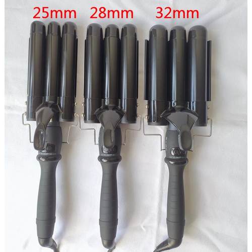 发廊蛋卷卷发棒蛋卷头三管卷发棒法式蓬松大卷懒人蛋蛋卷棒三棒32