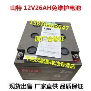 原装山特城堡系列C12-26阀控密封式铅酸型蓄电池12V26AH APC电源