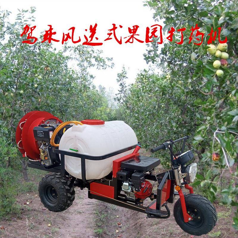 农用果园打药机柴油动力高压喷雾器双动力风送果树打药机多喷头