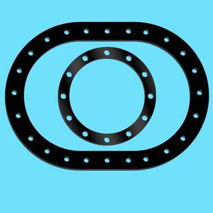 丁晴橡胶皮圆形定制法兰垫片船用人孔盖密封垫硅胶垫epdm橡胶垫片