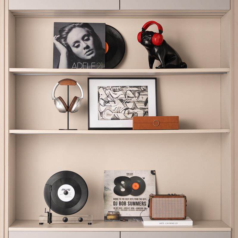 家居客厅电视餐柜壁龛沙发背景墙高级感摆件现代样板间软装饰品