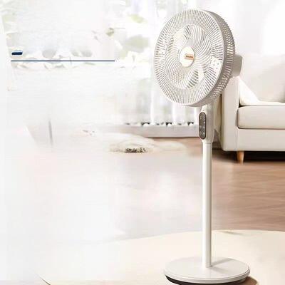 家用电风扇智能语音落地扇宿舍台立式两用静音七叶重底大风力遥控