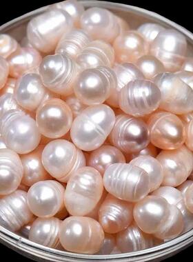 西行人 天然珍珠散装供佛修曼扎七宝石无孔佛堂桌面摆件佛像装藏