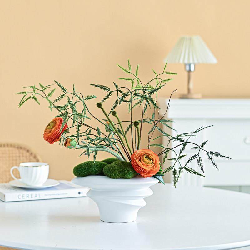 酒店大圆桌转盘中间摆件餐桌花摆花圆形装饰微景观圆桌中心摆台,家居饰品,餐桌花艺,淘宝优惠券,粉丝福利购,淘宝优惠卷