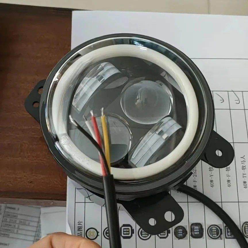 新款强光LED圆形组合防雾灯4寸大灯一体远近光日行灯白色光改装用,汽车零部件/养护/美容/维保,雾灯,淘宝优惠券,粉丝福利购,淘宝优惠卷