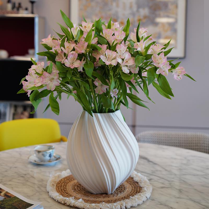 级meelyhm61876303e陶瓷花瓶轻奢高o感水客厅摆件玄关桌面插花培