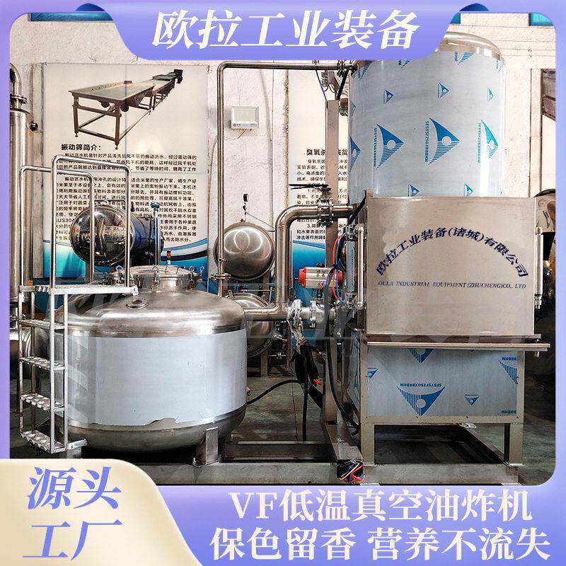 香酥小螃蟹低温油炸机器 全自动菠萝蜜脆片油炸机 蔬菜调料包油炸