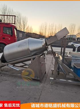 料车内部尺寸620mm泡菜腌制滚揉机鸡爪变频调速液压滚揉机