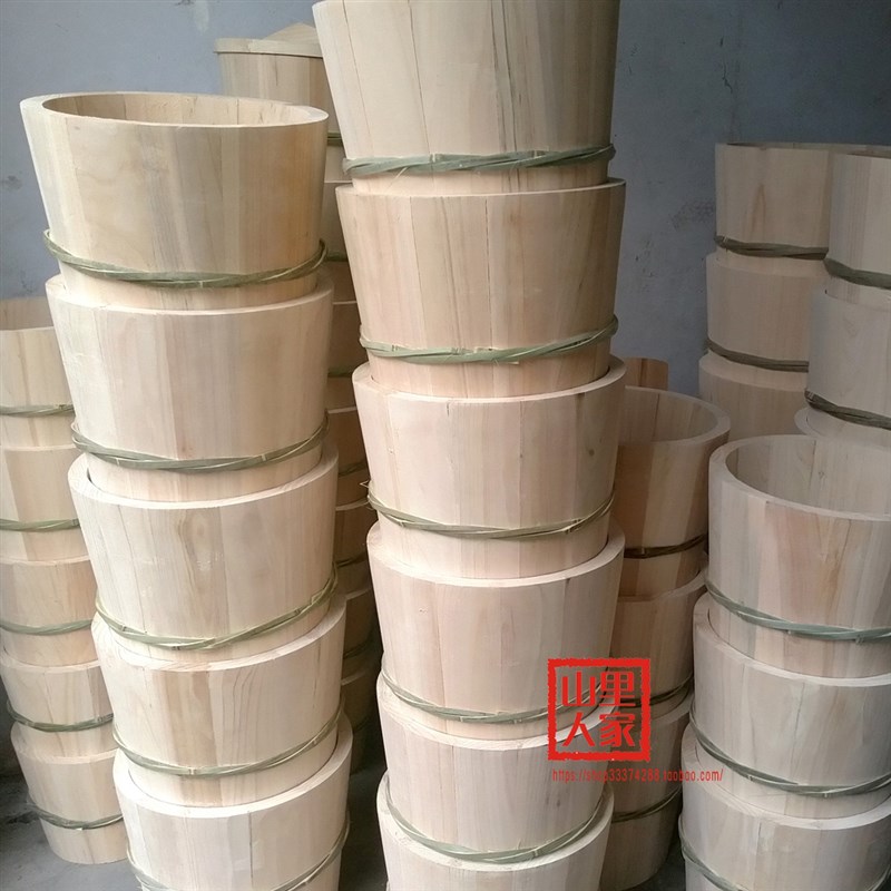 蒸饭木桶厨房家用甑子纯手工小号木桶饭餐具餐厅商用蒸笼杉木包邮