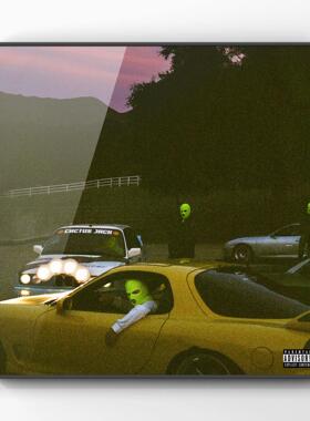 Travis Scott周边专辑封面装饰画 画海报高端轻奢挂画 画说唱欧美