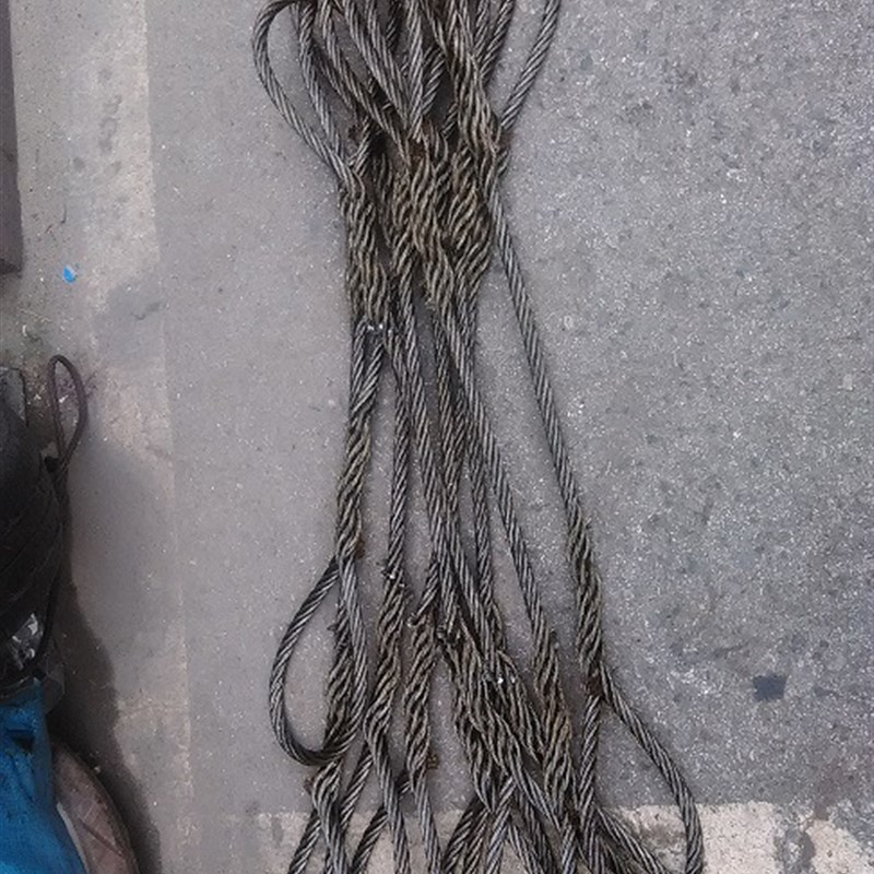 插编钢丝绳头起重吊具20编织32塔吊车吊装14软油丝绳子16MM18