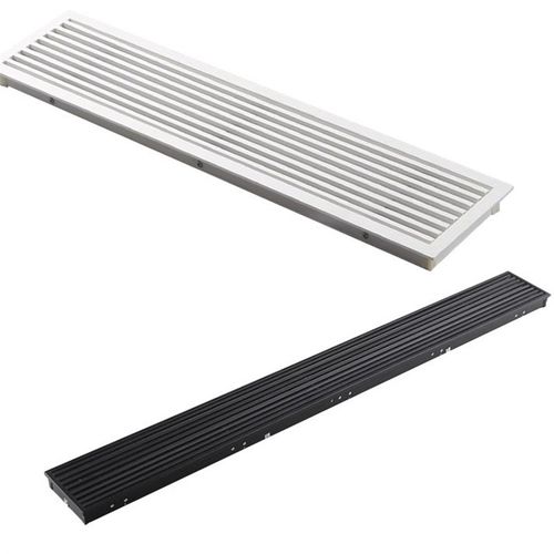 中央空调出风口 abs单层排风口塑料吸顶百叶空调线性风口检修口