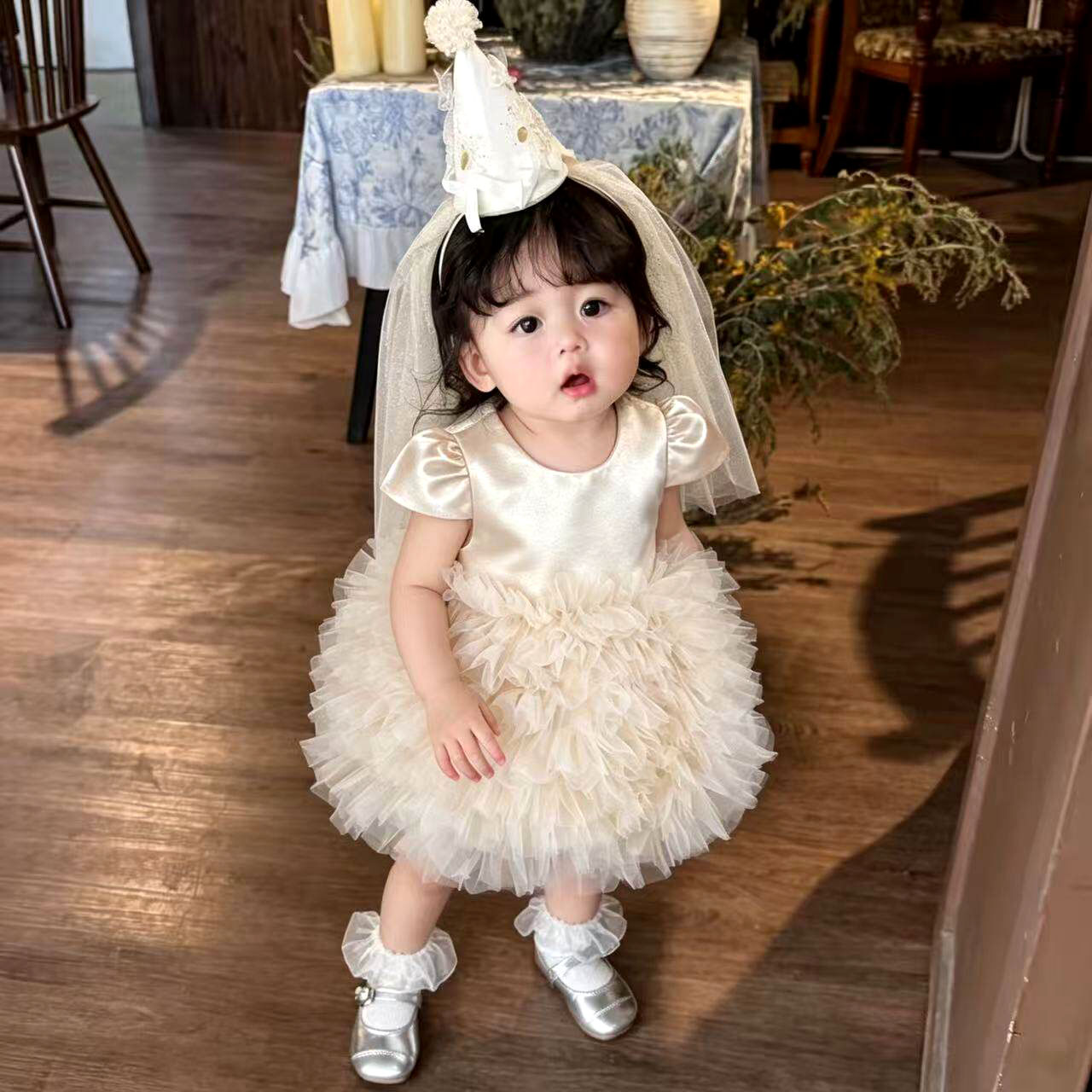 2026新款女宝宝生日礼服公主裙图片