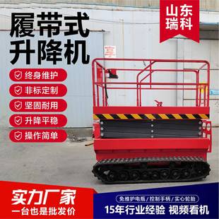 升降机园林绿化高空升降移动作业车高空登高车履带升降平台 履带式