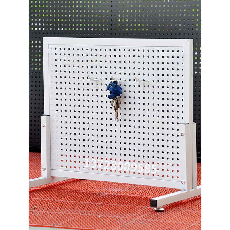 桌面多孔板孔板展示架落地式搁架手机壳珠宝衣架落地式储物架