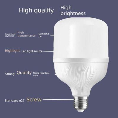 正品Led灯泡节能大螺丝家用商用大功率光源超亮E27灯泡螺旋6包