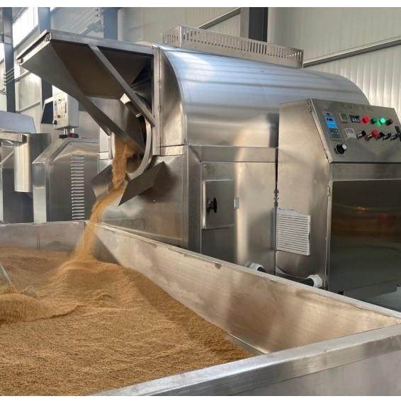 不锈钢连续式滚筒电磁加热炒锅流水线膨化食品炒货机,清洗/食品/商业设备,休闲食品加工设备,淘宝优惠券,粉丝福利购,淘宝优惠卷