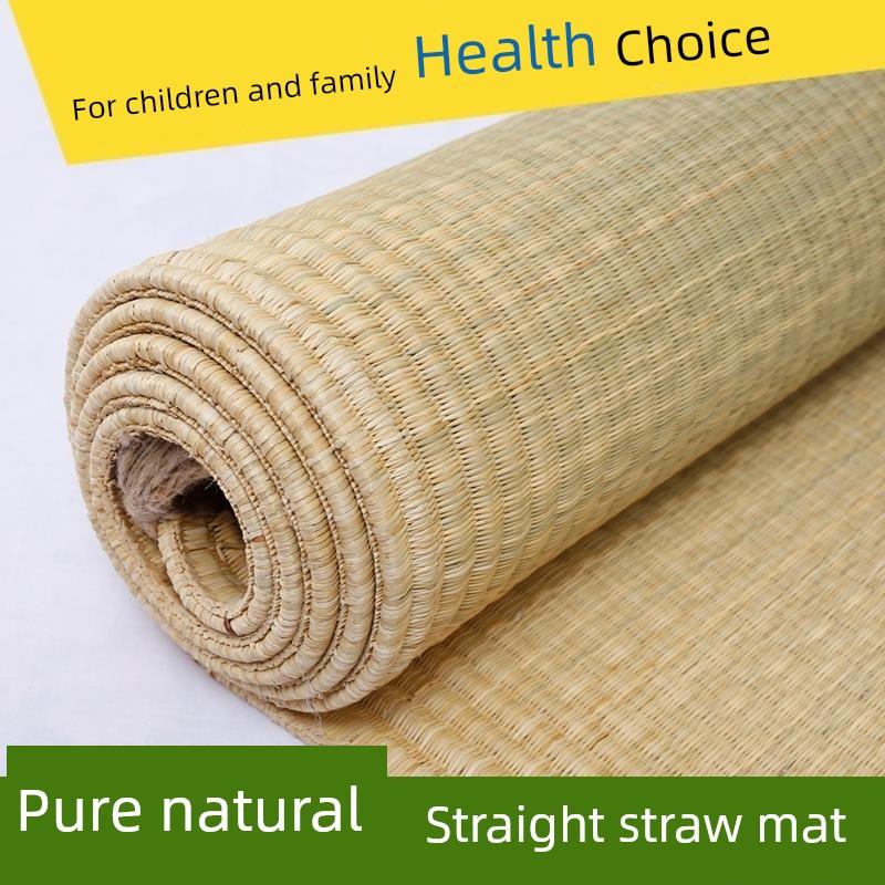 草席稻草9定做席子白麻筋童编双人床垫老传统手工蒲草席凉爽蔺草