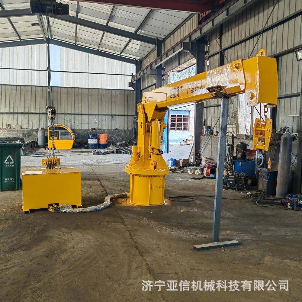 电动液压伸缩臂式船吊提供水上作业装卸起重机固定式船用吊机,搬运/仓储/物流设备,其他起重搬运设备,淘宝优惠券,粉丝福利购,淘宝优惠卷