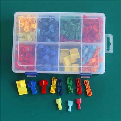 eBay热销185pcs T型免破线主线分支接线夹 HINL