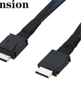 PCIE Oculink SFF 8611 4I转MINI SAS SFF-8611 4I服务器高速线束