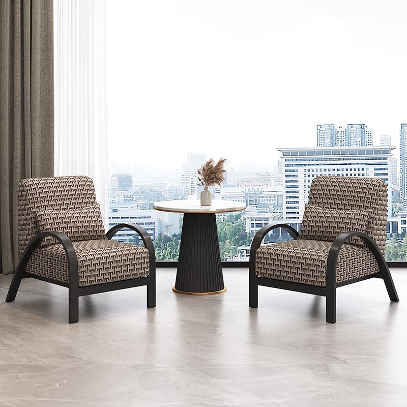 洽谈桌椅组合休息j区轻奢现代休息区接待桌洽谈桌样品屋展示中心