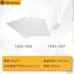 h8682纖維6濾 包郵 玻璃18膜7采樣純0TatMman空氣 10SP4W紙和濾 高P