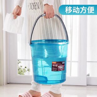 厂促水桶家用手提学生宿舍洗澡圆桶拖把蓄水加厚大号储水用塑料洗