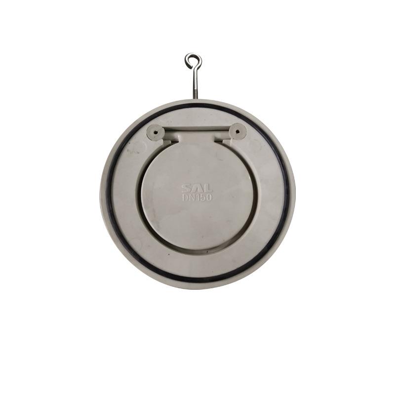 厂家现货直销抗压塑料板式止回阀国标耐高温高压frpp挡板止回阀