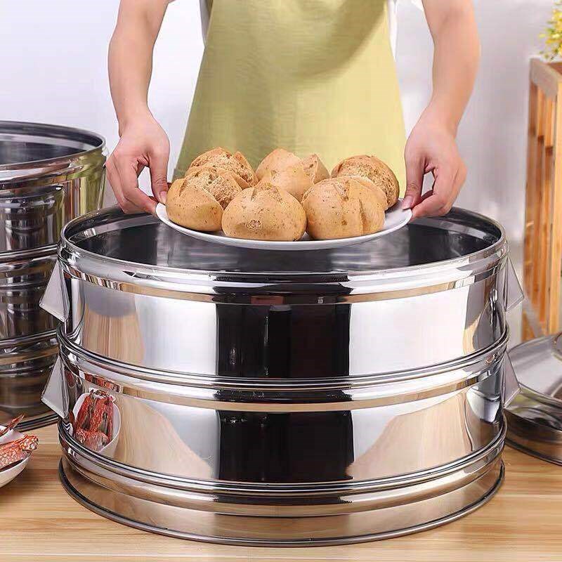 包邮大蒸笼加厚不锈钢蒸笼多层大蒸锅F蒸格蒸包子馒头馍锅蒸笼家