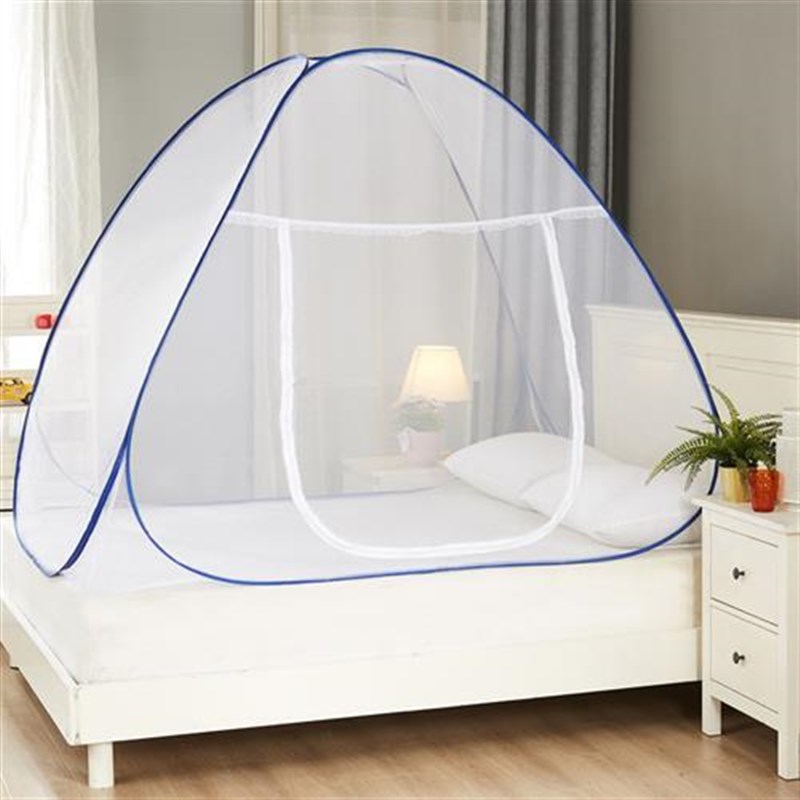 11V4a免安装蚊帐蒙古包1.5m新款加密帐纱家用1.8米可折叠单门