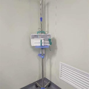 迈瑞科曼注射泵推车 单泵推车 移动支架 输液泵手推车 不锈钢台车