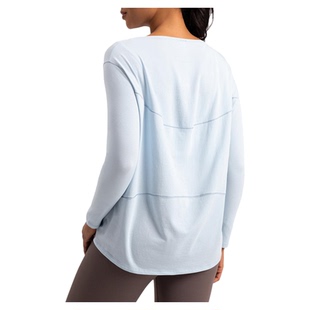 澳洲*CSB瑜伽服长袖罩衫女宽松裸感显瘦跑步健身运动