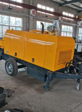 ABT40C-10-82R柴油拖泵 AMIX混凝土输送泵 混凝土泵机 布料机租赁